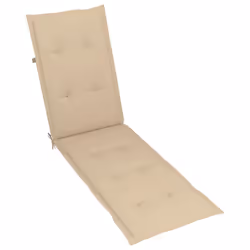 VidaXL 3064017 chaise d'extérieur Terrace Siège rembourré Bois d'acacia Beige - Vue supplémentaire 7