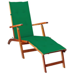 VidaXL 3064019 chaise d'extérieur Terrace Siège rembourré Bois d'acacia Vert