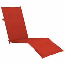 VidaXL 3064020 chaise d'extérieur Terrace Siège rembourré Bois d'acacia Rouge - Vue supplémentaire 6