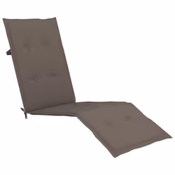 VidaXL 3064022 chaise d'extérieur Terrace Siège rembourré Bois d'acacia Taupe - Vue supplémentaire 6