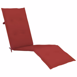 VidaXL 3064023 chaise d'extérieur Terrace Siège rembourré Bois d'acacia Rouge - Vue supplémentaire 6