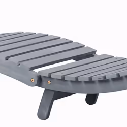 VidaXL 3064044 chaise d'extérieur Linge Siège rembourré Bois d'acacia Anthracite - Vue supplémentaire 6