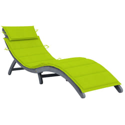 VidaXL 3064055 chaise d'extérieur Linge Siège rembourré Bois d'acacia Vert