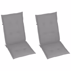 VidaXL 3064060 chaise d'extérieur Terrace Siège rembourré Bois d'acacia Gris - Vue supplémentaire 6