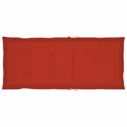 VidaXL 3064065 chaise d'extérieur Terrace Siège rembourré Bois d'acacia Rouge - Vue supplémentaire 8