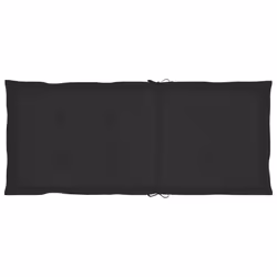 VidaXL 3064066 chaise d'extérieur Terrace Siège rembourré Bois d'acacia Noir - Vue supplémentaire 7