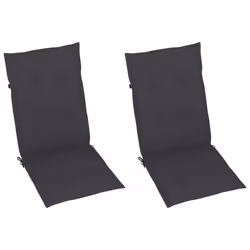 VidaXL 3064089 chaise d'extérieur Terrace Siège rembourré Bois d'acacia Anthracite - Vue supplémentaire 6