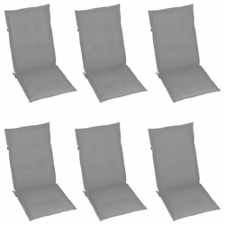 VidaXL 3064090 chaise d'extérieur Terrace Siège rembourré Bois d'acacia Gris - Vue supplémentaire 6