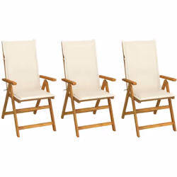 Cet ensemble de chaises de jardin en bois avec coussins est conçu pour ajouter un look vintage à tout dîner dans votre jardin ...