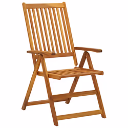 VidaXL 3064093 chaise d'extérieur Terrace Siège rembourré Bois d'acacia Bleu