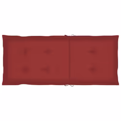 VidaXL 3064098 chaise d'extérieur Terrace Siège rembourré Bois d'acacia Rouge - Vue supplémentaire 8