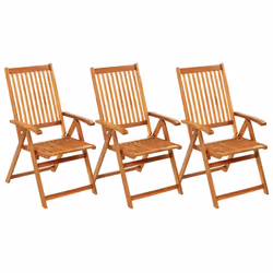 VidaXL 3064100 chaise d'extérieur Terrace Siège rembourré Bois d'acacia Vert
