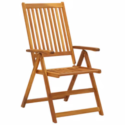 VidaXL 3064100 chaise d'extérieur Terrace Siège rembourré Bois d'acacia Vert
