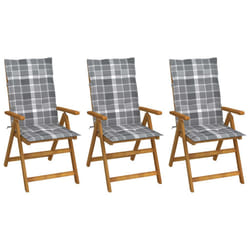VidaXL 3064103 chaise d'extérieur Terrace Siège rembourré Bois d'acacia