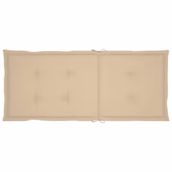 VidaXL 3064122 chaise d'extérieur Terrace Siège rembourré Bois d'acacia Beige - Vue supplémentaire 8