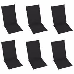 VidaXL 3064126 chaise d'extérieur Terrace Siège rembourré Bois d'acacia Noir - Vue supplémentaire 6