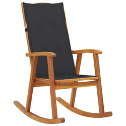 VidaXL 3064179 chaise d'extérieur Terrace Siège rembourré Bois d'acacia Anthracite