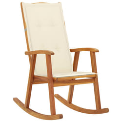 VidaXL 3064181 chaise d'extérieur Terrace Siège rembourré Bois d'acacia Crème