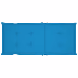 VidaXL 3064183 chaise d'extérieur Terrace Siège rembourré Bois d'acacia Bleu - Vue supplémentaire 7
