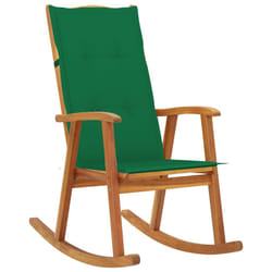 VidaXL 3064184 chaise d'extérieur Terrace Siège rembourré Bois d'acacia Vert