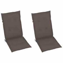 VidaXL 3064217 chaise d'extérieur Terrace Siège rembourré Bois d'acacia Taupe - Vue supplémentaire 6