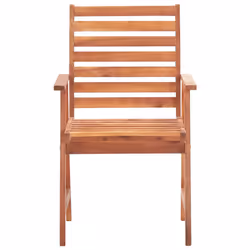 VidaXL 3064327 chaise d'extérieur Terrace Siège rembourré Bois d'acacia Noir - Vue supplémentaire 4