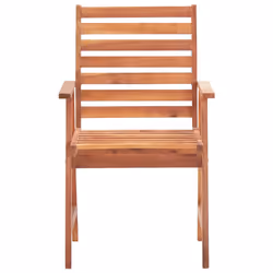 VidaXL 3064350 chaise d'extérieur Terrace Siège rembourré Bois d'acacia Beige