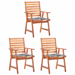 VidaXL 3064361, Terrace, Siège rembourré, Bois d'acacia, Polyester, 560 mm, 620 mm