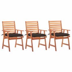 VidaXL 3064370, Terrace, Siège rembourré, Bois d'acacia, Taupe, Polyester, 560 mm
