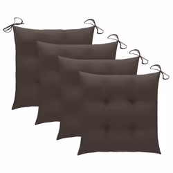 VidaXL 3064370 chaise d'extérieur Terrace Siège rembourré Bois d'acacia Taupe - Vue supplémentaire 8