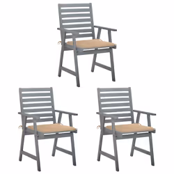 VidaXL 3064431, Terrace, Siège rembourré, Bois d'acacia, Beige, Polyester, 560 mm