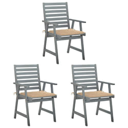 VidaXL 3064431 chaise d'extérieur Terrace Siège rembourré Bois d'acacia Beige