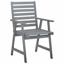 VidaXL 3064434 chaise d'extérieur Terrace Siège rembourré Bois d'acacia Rouge