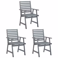 VidaXL 3064438 chaise d'extérieur Terrace Siège rembourré Bois d'acacia Bleu