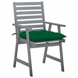 VidaXL 3064448 chaise d'extérieur Terrace Siège rembourré Bois d'acacia Vert