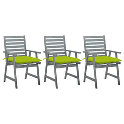 VidaXL 3064454 chaise d'extérieur Terrace Siège rembourré Bois d'acacia Vert