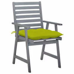 VidaXL 3064454 chaise d'extérieur Terrace Siège rembourré Bois d'acacia Vert