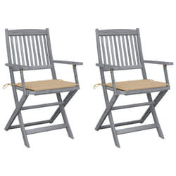 VidaXL 3064485 chaise d'extérieur Terrace Siège rembourré Bois d'acacia Beige