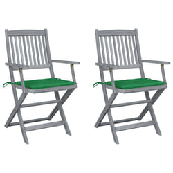 VidaXL 3064487 chaise d'extérieur Terrace Siège rembourré Bois d'acacia Vert