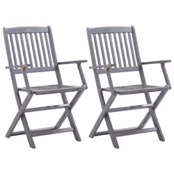 VidaXL 3064488 chaise d'extérieur Terrace Siège rembourré Bois d'acacia Rouge - Vue supplémentaire 2