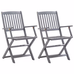 VidaXL 3064491 chaise d'extérieur Terrace Siège rembourré Bois d'acacia Rouge