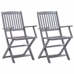 VidaXL 3064500 chaise d'extérieur Terrace Siège rembourré Bois d'acacia Beige - Vue supplémentaire 3