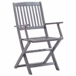 VidaXL 3064508 chaise d'extérieur Terrace Siège rembourré Bois d'acacia Vert - Vue supplémentaire 4