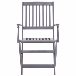 VidaXL 3064508 chaise d'extérieur Terrace Siège rembourré Bois d'acacia Vert - Vue supplémentaire 5