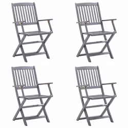 VidaXL 3064511 chaise d'extérieur Terrace Siège rembourré Bois d'acacia Crème