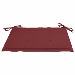 VidaXL 3064518 chaise d'extérieur Terrace Siège rembourré Bois d'acacia Rouge - Vue supplémentaire 7