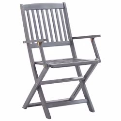 VidaXL 3064528 chaise d'extérieur Terrace Siège rembourré Bois d'acacia Bleu