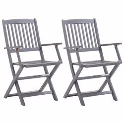VidaXL 3064528 chaise d'extérieur Terrace Siège rembourré Bois d'acacia Bleu - Vue supplémentaire 5