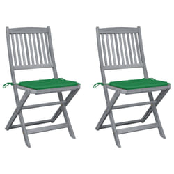 VidaXL 3064541 chaise d'extérieur Terrace Siège rembourré Bois d'acacia Vert