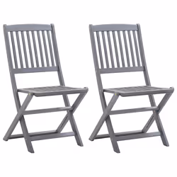VidaXL 3064545 chaise d'extérieur Terrace Siège rembourré Bois d'acacia Rouge - Vue supplémentaire 8